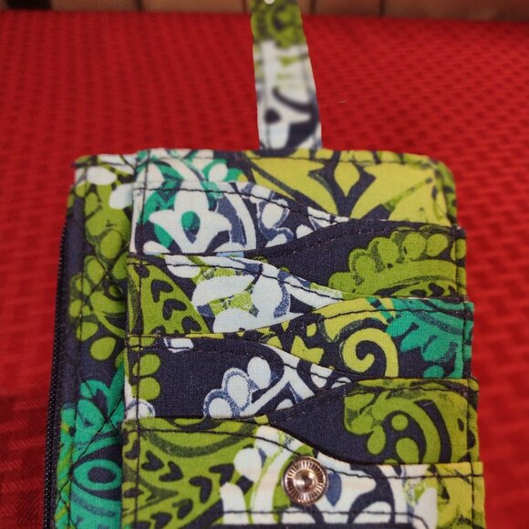 NEW without tags Vera Bradley Caribbean Sea Small Clutch/Wallet - Picture 4 of 8